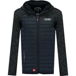 Kurtka polarowa "Uchampion" w kolorze granatowym. Niebieskie bluzy męskie s, z dzianiny. W wyprzedaży za 145,95 zł.