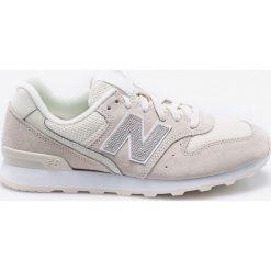 New Balance - Buty WR996LCB. Brązowe buty sportowe damskie marki New Balance, bez wzorów, ze skóry, sportowe. W wyprzedaży za 269,90 zł.