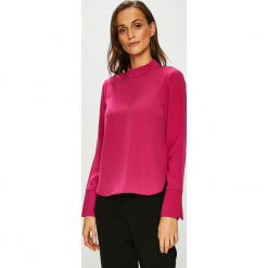 Vero Moda - Bluzka. Czarne bluzki damskie marki Vero Moda, s, z poliesteru, casualowe, z golfem. W wyprzedaży za 99,90 zł.