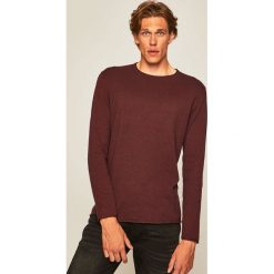Medicine - Sweter Basic. Brązowe swetry męskie MEDICINE, s, bez wzorów, z bawełny, z okrągłym kołnierzem, bez kaptura. W wyprzedaży za 59,90 zł.