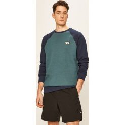 Vans - Bluza. Niebieskie bluzy męskie Vans, s, z aplikacjami, z bawełny, z okrągłym kołnierzem, bez rękawów, bez kaptura. Za 259,90 zł.