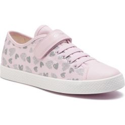 Trampki GEOX - J Ciak G. J J9204J 000AN C8005 D Pink. Różowe trampki dziewczęce marki Geox, bez wzorów, z gumy, na rzepy. Za 259,00 zł.