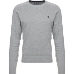 Swetry klasyczne męskie: Original Penguin CREW NECK RAGLAN Sweter rain heather/dark sapphire