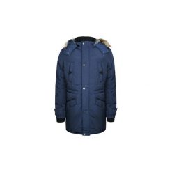 Kurtki ocieplane Guess M74L35W93S0. Niebieskie kurtki męskie Guess, s, z aplikacjami, bez kaptura. Za 459,00 zł.