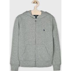 Polo Ralph Lauren - Bluza dziecięca 134-176 cm. Szare bluzy chłopięce Polo Ralph Lauren, bez wzorów, z bawełny, bez rękawów, z kapturem. Za 319,90 zł.