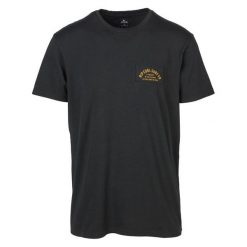 Rip Curl T-Shirt Męski Dingrepair Xl Czarny. Czarne koszulki męskie Rip Curl, xl, z nadrukiem, z dekoltem na plecach. W wyprzedaży za 100,00 zł.