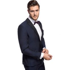 Marynarka MARTINO GGGS900217. Czarne marynarki męskie Giacomo Conti, s, bez wzorów, z wełny. Za 1299,00 zł.