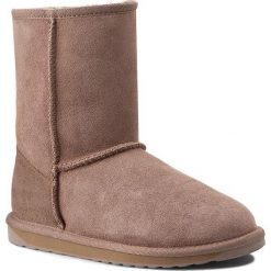 Buty EMU AUSTRALIA - Stinger Lo W10002 Mushroom 2015. Pomarańczowe kozaki damskie EMU Australia, z wełny, klasyczne, na niskim obcasie, bez zapięcia. Za 729,00 zł.