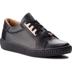 Sneakersy R.POLAŃSKI - 0960 Czarny Lico. Czarne półbuty damskie R.Polański, ze skóry. W wyprzedaży za 239,00 zł.