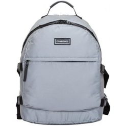 CONSIGNED plecak unisex, srebrny. Szare plecaki damskie Consigned, bez wzorów. Za 215,00 zł.