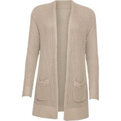 Kardigan bonprix brunatny. Brązowe kardigany damskie marki bonprix. Za 54,99 zł.