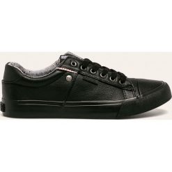Big Star - Tenisówki. Czarne trampki męskie BIG STAR, bez wzorów, z gumy, retro, na sznurówki. Za 169,90 zł.