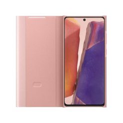 Etui Clear view do Samsung Note 20 Miedziany brąz. Pomarańczowe etui męskie . Za 199,99 zł.