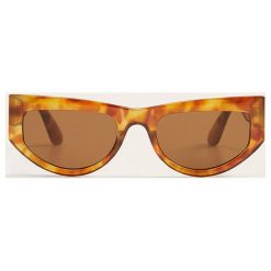 Mango - Okulary Valeria. Pomarańczowe okulary przeciwsłoneczne damskie Mango. Za 89,90 zł.
