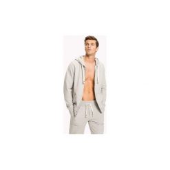 Bluzy Tommy Hilfiger 2S87905806 ZIP THRU HOODY. Szare bluzy męskie TOMMY HILFIGER, s, bez wzorów, bez kołnierzyka, bez rękawów, bez kaptura. Za 263,05 zł.
