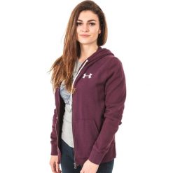 Bluzy rozpinane damskie: Under Armour Bluza damska Favorite Fleece Full Zip Hoodie bordowa r. M (1302361-916)