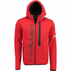 Bluza "Freestyle" w kolorze czerwonym. Czerwone bluzy męskie z kieszeniami marki Geographical Norway Men, m. W wyprzedaży za 136,95 zł.