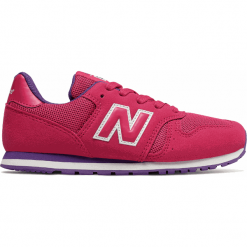 New Balance YC373PY. Czerwone buciki niemowlęce marki New Balance, z materiału. Za 249,99 zł.