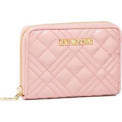 Duży Portfel Damski LOVE MOSCHINO - JC5622PP0AKA0601 Cipria. Różowe portfele damskie Love Moschino, bez wzorów, ze skóry ekologicznej. Za 389,00 zł.