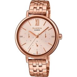 CASIO Sheen SHE 3064PG-4A. Różowe zegarki damskie CASIO, pozłacane. W wyprzedaży za 565,00 zł.