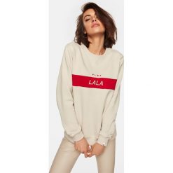 Bluza PLNY LALA Prima 41. Brązowe bluzy damskie PLNY LALA, l, bez wzorów, z bawełny, bez rękawów, bez kaptura. Za 269,00 zł.