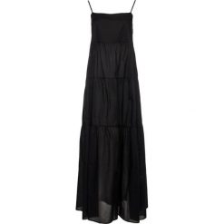 Sukienka letnia Emporio Armani 262664 0P320 00020. Czarne sukienki damskie Emporio Armani, na lato, s, bez wzorów, z bawełny, bez kołnierzyka, bez rękawów. Za 779,00 zł.