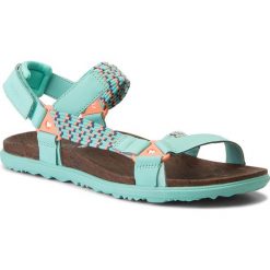 Sandały MERRELL - Around Town Sunvue Woven J94152 Turquoise. Niebieskie klapki damskie Merrell, bez wzorów, ze skóry ekologicznej, sportowe, bez obcasa, bez zapięcia, outdoorowe. W wyprzedaży za 199,00 zł.