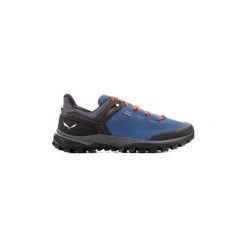 Buty Salewa MS WANDER GTX 63460-0358. Niebieskie trampki męskie Salewa, bez wzorów, bez zapięcia. Za 534,10 zł.
