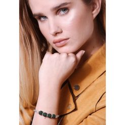 Ciemnozielona Bransoletka Stray. Brązowe bransoletki damskie marki Born2be. Za 19,99 zł.