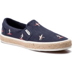 Espadryle GANT - Fresno 18678391 Marine Surfer G681. Niebieskie espadryle męskie GANT, na co dzień, bez wzorów, z tworzywa sztucznego, eleganckie, bez zapięcia. Za 349,95 zł.