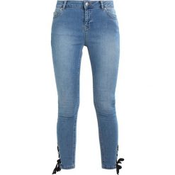 Dorothy Perkins EYELET HEM DARCY Jeans Skinny Fit blue. Niebieskie rurki damskie Dorothy Perkins. W wyprzedaży za 151,20 zł.