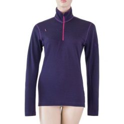Sensor Merino Upper bluza damska Zip Purple L. Fioletowe bluzy sportowe damskie Sensor, l, bez wzorów, z wełny, bez rękawów, bez kaptura. W wyprzedaży za 205,00 zł.