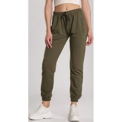 Khaki Spodnie Corearial. Brązowe spodnie damskie Renee, s, z dresówki. Za 69,99 zł.