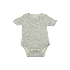 Body Light Grey Fleck 6-12 m. Szare body niemowlęce marki Juddlies, bez wzorów, bez rękawów. Za 38,08 zł.