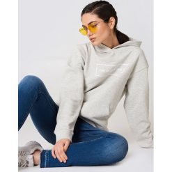 Bluzy damskie: The Classy Issue Bluza z kapturem Classic Logo – Grey