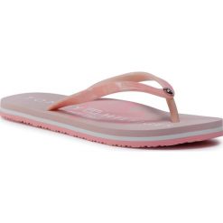 Japonki TOMMY HILFIGER - Tropical Fade Plat Beach Sandal FW0FW04991 Cameo TM0. Różowe klapki damskie TOMMY HILFIGER, bez wzorów, z tworzywa sztucznego, bez obcasa. Za 139,00 zł.