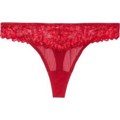 Stringi bonprix czerwony chili. Czerwone stringi damskie bonprix, w koronkowe wzory, z koronki. Za 24,99 zł.