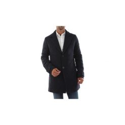 Płaszcze Guess M94L36 WC230 EVENING COAT. Niebieskie płaszcze męskie Guess, s, z aplikacjami, bez kaptura. Za 668,71 zł.