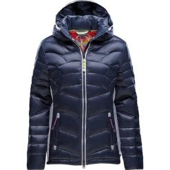 Kurtka puchowa "Serafina" w kolorze granatowym. Niebieskie kurtki damskie Marinepool, l, bez wzorów, z puchu, bez kaptura. W wyprzedaży za 519,95 zł.