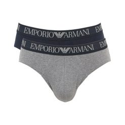 Slipy męskie 2PACK Emporio Armani 1117339A720. Bokserki męskie Emporio Armani, m, bez wzorów. Za 169,00 zł.