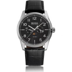 Hugo Boss - Zegarek 1513467. Czarne zegarki męskie HUGO BOSS, ze stali. W wyprzedaży za 799,90 zł.
