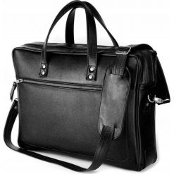 STYLOWA TORBA NA LAPTOPA ZE SKÓRY NATURALNEJ ROVICKY. Torby męskie skórzane ROVICKY, w paski, ze skóry, eleganckie, na ramię, duże. Za 399,00 zł.