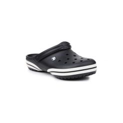 Chodaki Crocs Crocband x 14433-001. Czarne chodaki damskie Crocs, bez wzorów, bez obcasa. Za 102,29 zł.