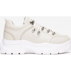 Beżowe Sneakersy Aquaguna. Brązowe sneakersy damskie Renee. W wyprzedaży za 59,99 zł.
