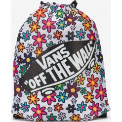 Vans Gymsack Biały Wielokolorowy. Białe plecaki damskie Vans, bez wzorów, z poliesteru. Za 49,95 zł.