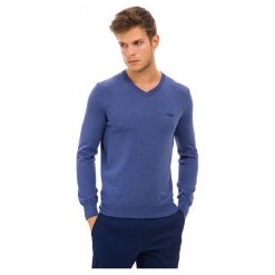 Galvanni sweter męski Odder XXL niebieski. Niebieskie swetry męskie GALVANNI, xxl, bez wzorów, z bawełny, bez kołnierzyka, bez kaptura. Za 259,00 zł.