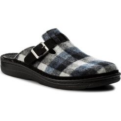 Kapcie męskie: Kapcie BERKEMANN – Mirko 05710 Grau/Check 368