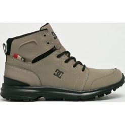 DC - Buty Torstein. Zielone buty sportowe męskie DC, ze skóry, na sznurówki, outdoorowe. W wyprzedaży za 229,90 zł.