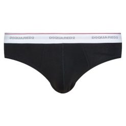 Komplet 3 par slipów Dsquared2 Underwear Brief DCX610040. Czarne slipy męskie Dsquared2 Underwear, m, bez wzorów. Za 219,00 zł.