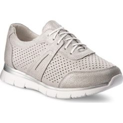 Sneakersy SERGIO BARDI - Carmiano SS127308118SN 710. Szare sneakersy damskie Sergio Bardi, bez wzorów, ze skóry, bez obcasa, na płaskiej podeszwie, bez zapięcia. W wyprzedaży za 119,00 zł.